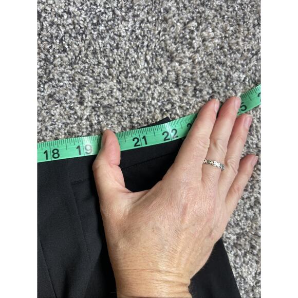 MM Lafleur Cobble Hill Black Washable Wool Twill Pencil Skirt Plus Sz +3 (22/24) - Picture 4 of 8